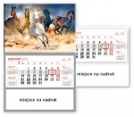 Kalendarz jednodzielny 2019 Konie (zdjęcie 1)
