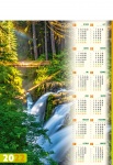 Kalendarz planszowy B1 2023 Leśny potok
