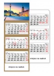 Kalendarz trójdzielny 2021 Warszawa (zdjęcie 1)