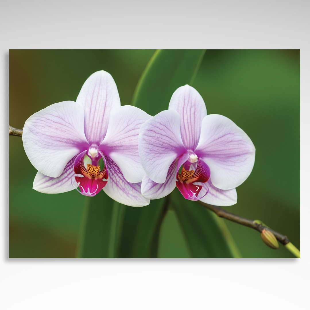 Kalendarz trójdzielny Orchidea (20szt.) - 3 Kalendarz trójdzielny Orchidea biało-różowy kwiat