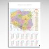 Kalendarz planszowy Mapa Polski (20szt.) - 2 Kalendarz planszowy Mapa Polski