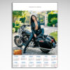Kalendarz planszowy Motocyklistka