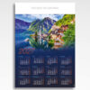 Kalendarz planszowy Hallstatt (20szt.) - 1 Kalendarz planszowy Hallstatt