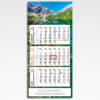 Trójdzielny płaski Morskie Oko (20szt) - 1 Kalendarz Trójdzielny płaski Morskie Oko