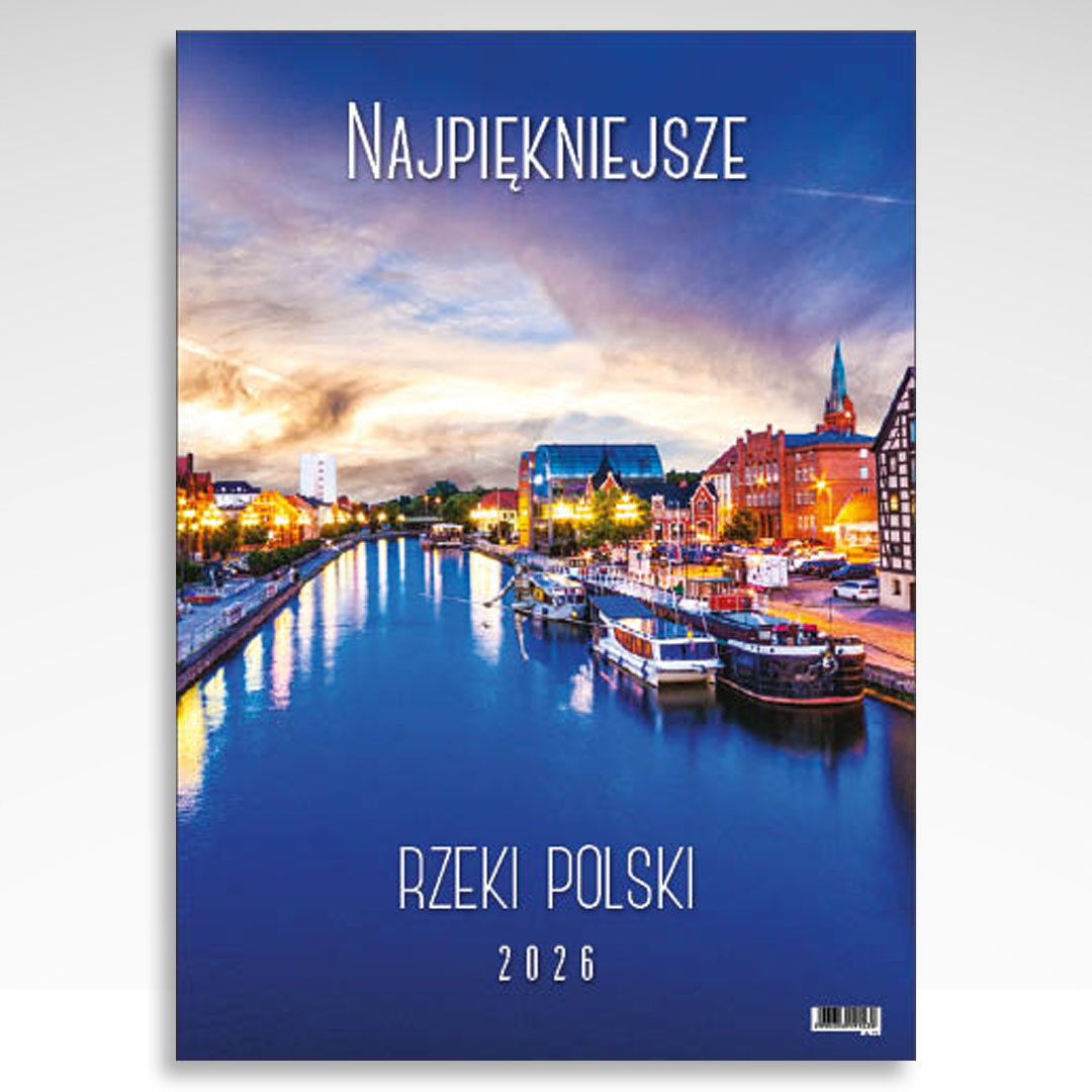 Kalendarz wieloplanszowy Najpiękniejsze Rzeki Polski (20szt.) - 3 Kalendarz wieloplanszowy Najpiękniejsze Rzeki Polski