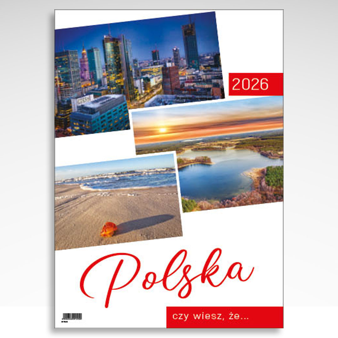 Kalendarz wieloplanszowy Polska (20szt.) - 3 Kalendarz wieloplanszowy Polska, czy wiesz że...