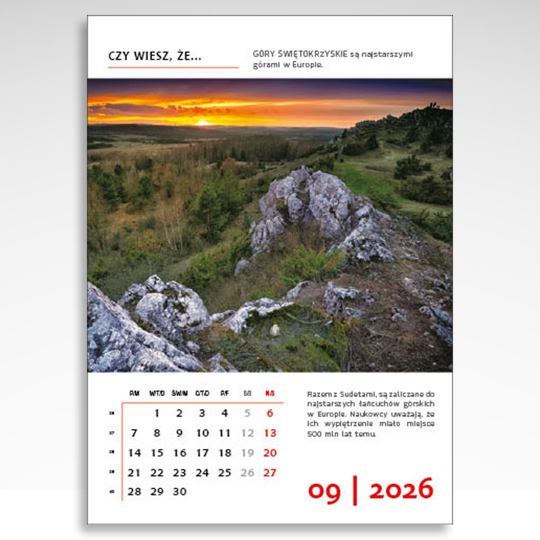 Kalendarz wieloplanszowy Polska (20szt.) - 7 Kalendarz wieloplanszowy Polska (20szt.) - obrazek 5