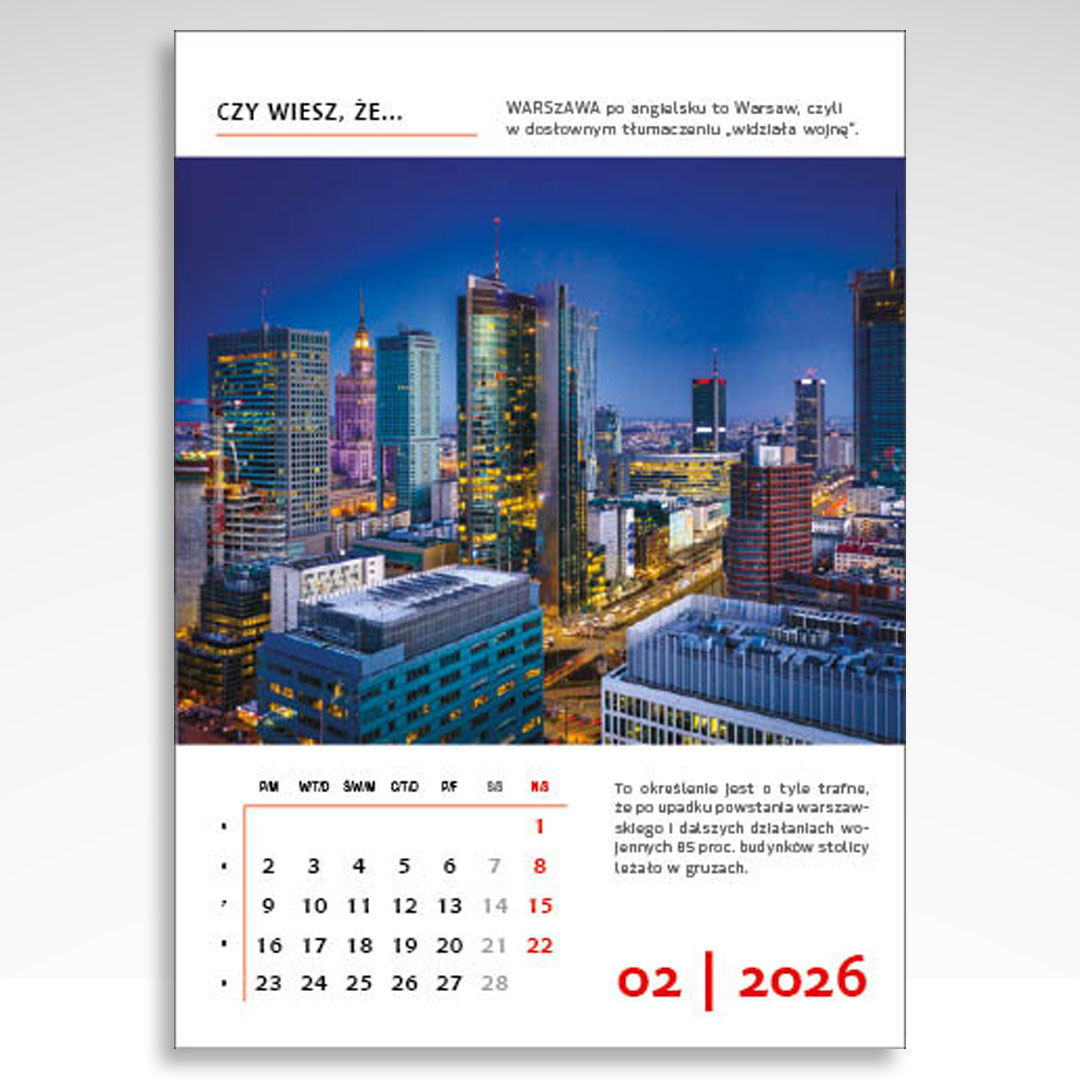 Kalendarz wieloplanszowy Polska (20szt.) - 14 Kalendarz wieloplanszowy Polska (20szt.) - obrazek 12