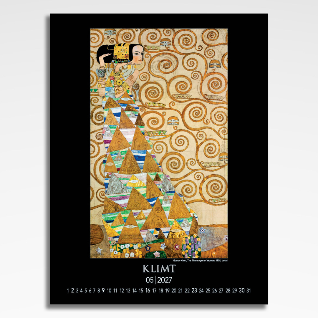Kalendarz wieloplanszowy Gustav Klimt (20szt.) - 8 kalendarz wieloplanszowy gustav klimt, plansza maj z grafiką tematyczną