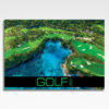 Kalendarz wieloplanszowy Golf (20szt.) - 2 kalendarz wieloplanszowy golf, okładka kalendarza z grafiką tematyczną i spiralą Wire-O