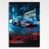 Kalendarz wieloplanszowy Sport Cars (20szt.) - 1 kalendarz wieloplanszowy sports cars, okładka kalendarza z grafiką tematyczną i spiralą Wire-O
