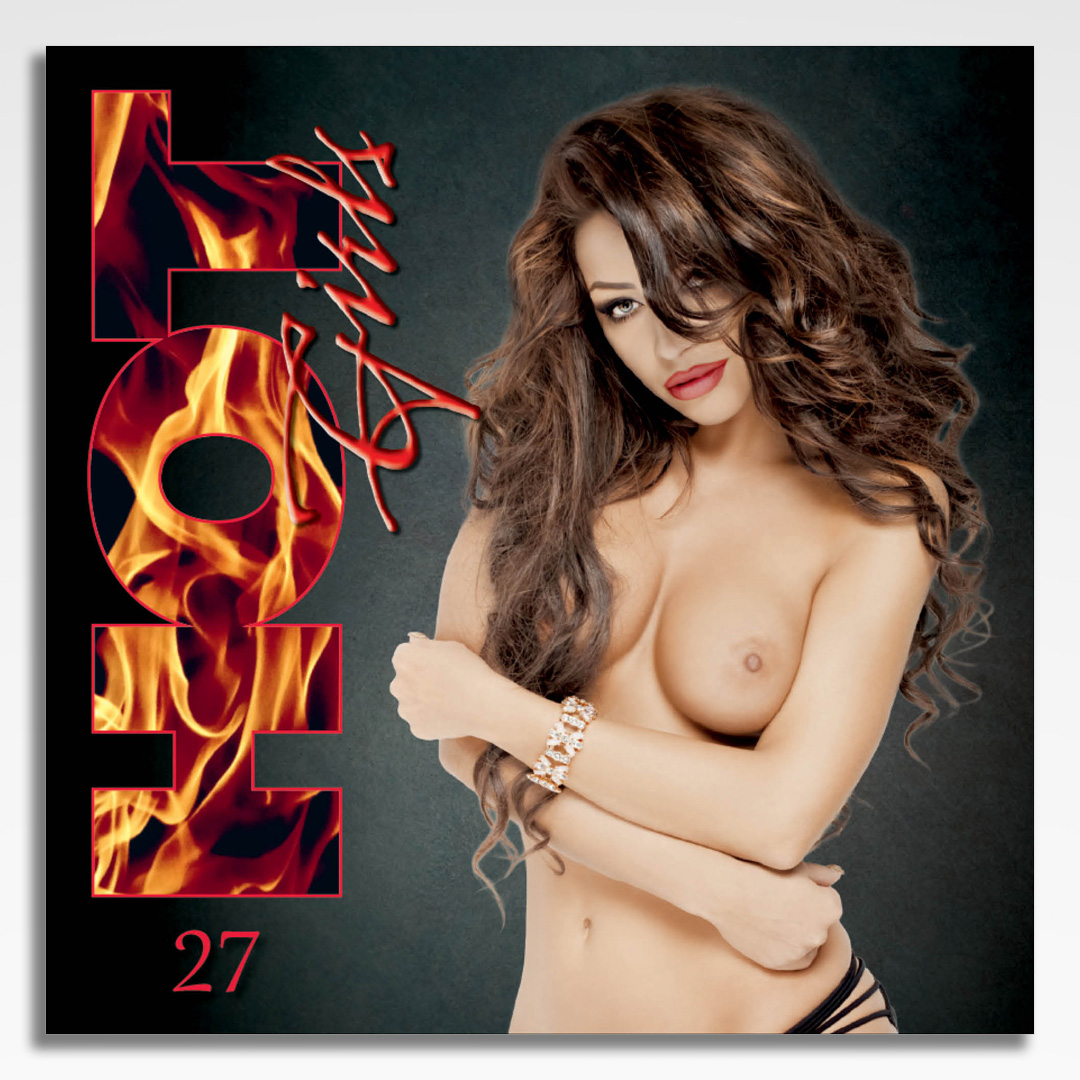 Kalendarz wieloplanszowy Hot Girls (20szt.) - 3 kalendarz wieloplanszowy hot girls, okładka kalendarza z grafiką tematyczną i spiralą Wire-O