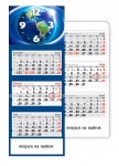 Kalendarz trójdzielny 2020 Ziemia