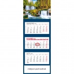 Kalendarz trojdzielny 2023 Wodospad (zdjęcie 2)