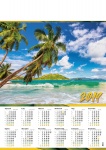 Kalendarz planszowy 2019 Tropikalna plaża