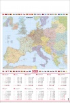 Kalendarz planszowy 2025 Mapa Europy
