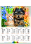 Kalendarz planszowy A1 na rok 2024 Przyjaciele