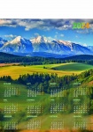 Kalendarz planszowy A1 na rok 2024 Tatry