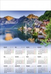 Kalendarz planszowy A1 2025 Hallstatt