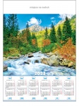 Kalendarz planszowy A1 na rok 2024 Potok Roztoka