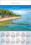 Kalendarz planszowy B1 2024 Bałtyk