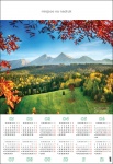 Kalendarz planszowy B1 2025 Jesień w Tatrach