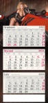 Kalendarz trójdzielny płaski na rok 2024 Agata