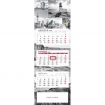 Kalendarz trójdzielny płaski 2025 Piąty element (zdjęcie 2)