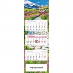 Kalendarz trójdzielny płaski Hala Gąsienicowa (zdjęcie 2) na rok 2025