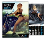 Kalendarz wieloplanszowy 2021 Girls and bikes (zdjęcie 1)