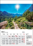 Kalendarz wieloplanszowy na rok 2024 Tatry (zdjęcie 10)