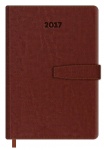 Kalendarze VIP 2017 Kalendarze książkowe A5vip brązowy
