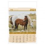 Kalendarze wieloplanszowe na rok 2024 Konie (zdjęcie 4)