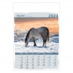 Kalendarze wieloplanszowe na rok 2024 Konie (zdjęcie 5)