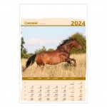 Kalendarze wieloplanszowe na rok 2024 Konie (zdjęcie 8)