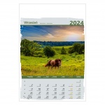 Kalendarze wieloplanszowe na rok 2024 Konie (zdjęcie 9)