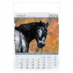 Kalendarze wieloplanszowe na rok 2024 Konie