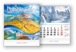 kalendarz wieloplanszowy 2017 Polski góry