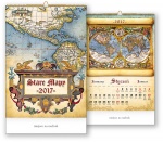 kalendarz wieloplanszowy 2017 Stare mapy