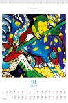kalendarz wieloplanszowy 2017 Wassily Kandinsky