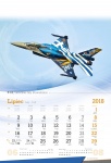 Kalendarz wieloplanszowy 2018 Lotnictwo